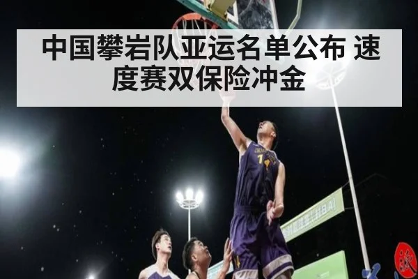 中国攀岩队亚运名单公布 速度赛双保险冲金